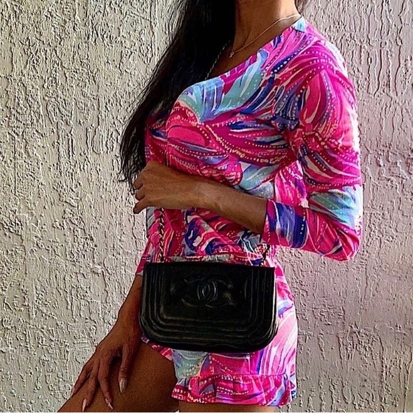 💯AUTH CHANEL MINI FLAP BAG PATENT BLACK LEATHER GOLD CHAIN SHOULDER CROSSBODY - Picture 3 of 15